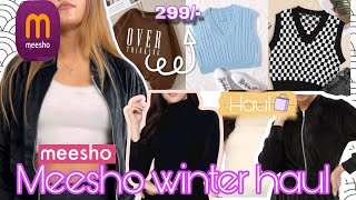 Meesho winter haul Trendy winter collection from meesho 🥶❄️ [upl. by Carla113]