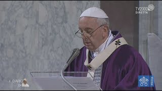 Mercoledì delle Ceneri omelia di Papa Francesco [upl. by Henryetta297]