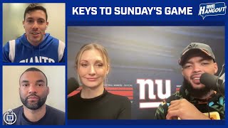 Keys to Sunday’s Game vs Patriots  Giants Hangout  New York Giants [upl. by Rem]