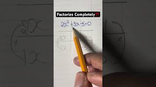 How to factories trinomial quadratic equations factorization algebra [upl. by Annek921]