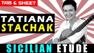 TABSheet Sicilian Etude by Tatiana Stachak PDF  Guitar Pro  MIDI [upl. by Dira]