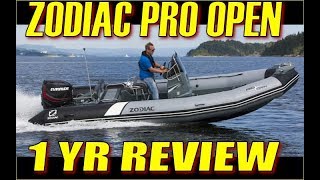 Zodiac Pro Open RIB Review 1 Year of Use [upl. by Palumbo]