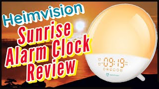 Heimvision Sunrise Alarm Clock Setup amp Review  Smart Alarm Clock Simulate Sunrise [upl. by Oigile]