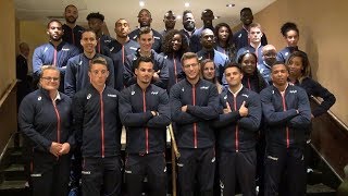 Londres 2017  La photo déquipe des Bleus [upl. by Sosthena]