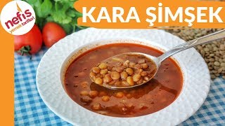 MEŞHUR KARA ŞİMŞEK Yeşil Mercimek  ÇORBASI 😃 Nasıl Yapılır [upl. by Haimerej]