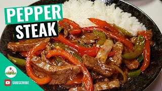 Pepper Steak Recipe  How to make Pepper Steak  30 minutes Pepper Steak Recipe by ​chefali1027 [upl. by Okkin23]