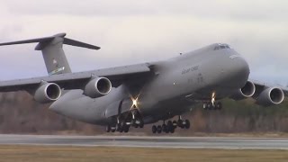 Lockheed C5M Super Galaxy  Takeoff [upl. by Zoie]