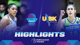 Atomeromu KSC Szekszard v ZVVZ USK Praha  Gameday 8  Highlights  EuroLeague Women 202223 [upl. by Hasina]