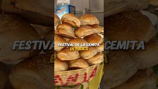 El festival de CEMITAS mas grande del PAIS 😱 en puebla mexico viral comida [upl. by Spancake]