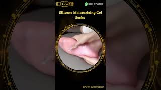 Silicone Moisturizing Gel Socks For Heel Protection At Best Price Only on Kiswapk beauty [upl. by Lleynod]