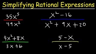 Simplifying Rational Expressions [upl. by Aronoff]