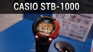 Casio STB1000 présentation au CES 2014  par Watchizfr [upl. by Leamsi425]