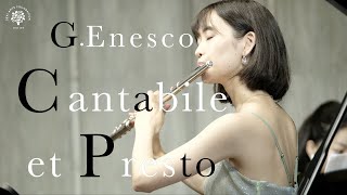 Gエネスコ  カンタービレとプレスト 瀧本実里フルート GEnesco  Cantabile et presto [upl. by Shelah]