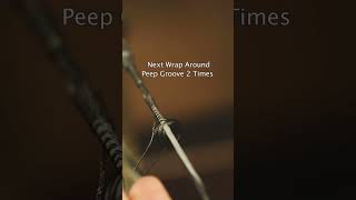 1 Minute Peep Tie archery tip [upl. by Murielle]