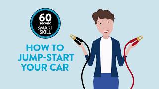 How To Jump Start Your Car  GEICO Insurance [upl. by Lekcar147]