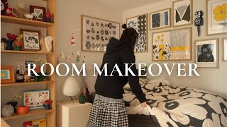 Room Makeover  Cozy Bedroom Aesthetic Transformation  IKEA amp Marimekko  Pinterest Inspired [upl. by Michaela677]