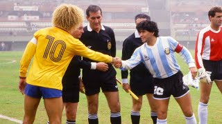 Diego Maradona vs Carlos Valderrama [upl. by Conan]