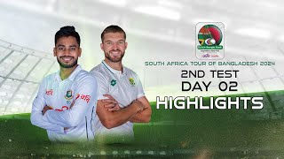 Bangladesh vs South Africa Highlights  2nd Test  Day 2  South Africa tour of Bangladesh 2024 [upl. by Nyral803]