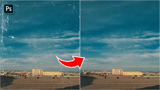 How to RemoveDelete Dirt And Scratches in 1Minute  Photoshop Tutorial Easy [upl. by Leede181]