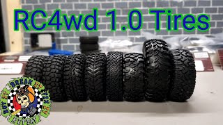 RC4wd 10 Tire Comparison [upl. by Thamora]