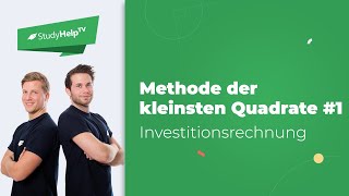 Lineare Regression  Methode der kleinsten Quadrate 1 StudyHelp [upl. by Phemia]