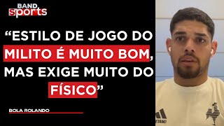 RUBENS OPINA SOBRE O ESTILO DE JOGO DE MILITO E DO CALENDÁRIO DO FUTEBOL BRASILEIRO  BOLA ROLANDO [upl. by Ettenal]