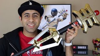 Legacy Collection Golden Power Staff UnboxingReview Power Rangers Zeo [upl. by Azpurua832]