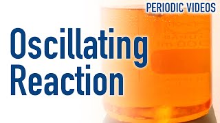 Oscillating Reaction  Periodic Table of Videos [upl. by Gottuard]