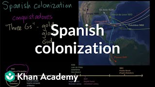 Spanish colonization  Period 1 14911607  AP US History  Khan Academy [upl. by Ahsiei519]