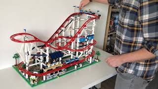 Lepin 15039 Roller Coaster  Manual Propulsion [upl. by Hutt734]