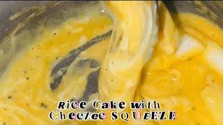 Yummy Rice Cake with Cheezee Squeeze asmr koreanfood cooking [upl. by Koressa165]