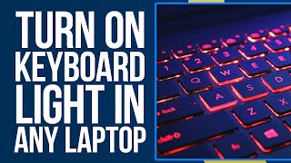 How To Turn On Keyboard Light In Any Laptop Keyboard Light Shortcut [upl. by Nivej]