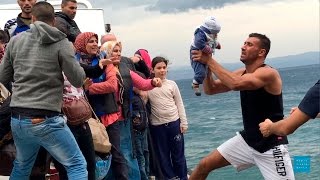 Desperate Journey Europes Refugee Crisis [upl. by Aneelak]