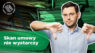 Czy umowę o dzieło z przeniesieniem praw autorskich można zawrzeć poprzez wymianę skanów [upl. by Oakleil]