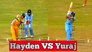 Methew Hayden VS Yuraj Sing Batting in T20 CWC 2007 [upl. by Adnawyt]