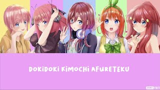 Gotoubun no katachi Lyrics  Gotoubun No Hanayome Season 2 OP [upl. by Greggs686]