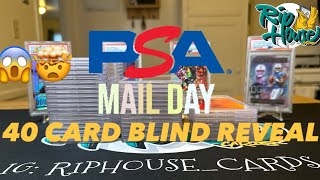 40 CARD PSA BLIND REVEAL‼️ I CANT BELIEVE SOME THESE GRADES 😱 PART 2 [upl. by Blakely]