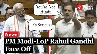 PM Modi Condemns Rahul Gandhi’s Remarks On Hinduism Sparks Uproar In Lok Sabha [upl. by Adnohsal]