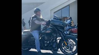 Dave taking out our tin swapped 2024 HarleyDavidson Street Glide in Alpine Green for a Test Ride [upl. by Natam]