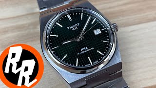 Unboxing Tissot PRX Automatic Green [upl. by Eemiaj]