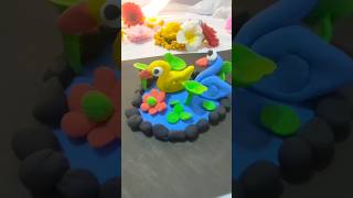 clay diye jinis banano  clay diye kichu banano  clay art  air dry clay art  diy how to make clay [upl. by Goode]