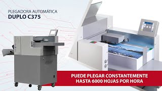 DUPLO CF375 DOBLADORA Y PLEGADORA l EM GRAPHICS l [upl. by Octave]