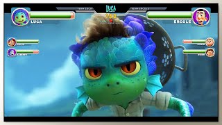 Luca vs Ercole Final Battle with Healthbars  Concept Game UI [upl. by Selrahc]