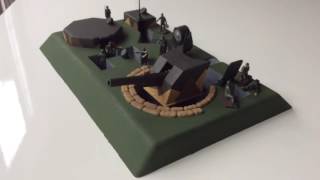 Airfix gun emplacement 172 [upl. by Aric]