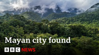 Ancient Mayan city discovered in Mexico jungle by accident  BBC News [upl. by Onairotciv254]