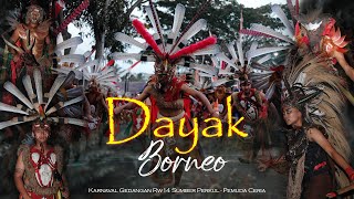 KARNAVAL GEDANGAN 2023  DAYAK BORNEO  PEMUDA CERIA [upl. by Akinahc]