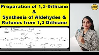 Preparation of 13DithianeSynthesis of Aldehydes amp Ketones from 13 DithianeIn Hindchemistry [upl. by Leuqram853]