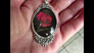 BEEBEECRAFT GLASS CABOCHON PENDANT TUTORIAL DISCOUNT CODE BELOW [upl. by Aelram275]