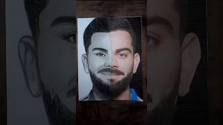 Virat Kohli Drawing 🔥 sketch drawing art charcoaldrawing pancilsketch [upl. by Dinan]