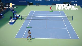 EmmTop Spin 2K25  TIEBREAK  Emma Raducanu Vs Leylah Fernandez  US Open Gameplay PS5 [upl. by Ulrick]